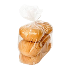 Side Gussetted Poly Bag ( 8 LB) 7" + 3" x 16" - Trust