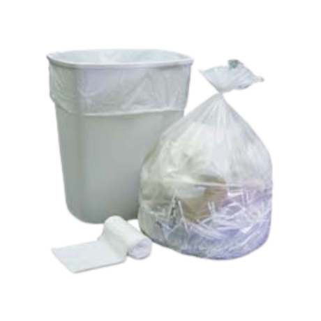 Clear Garbage Bags - CB2636E - 200 pcs, 12x5/S