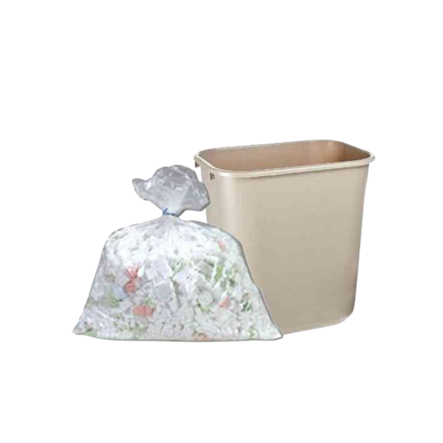 Clear Garbage Bags - CB2636R - 250 pcs, 12x5/S