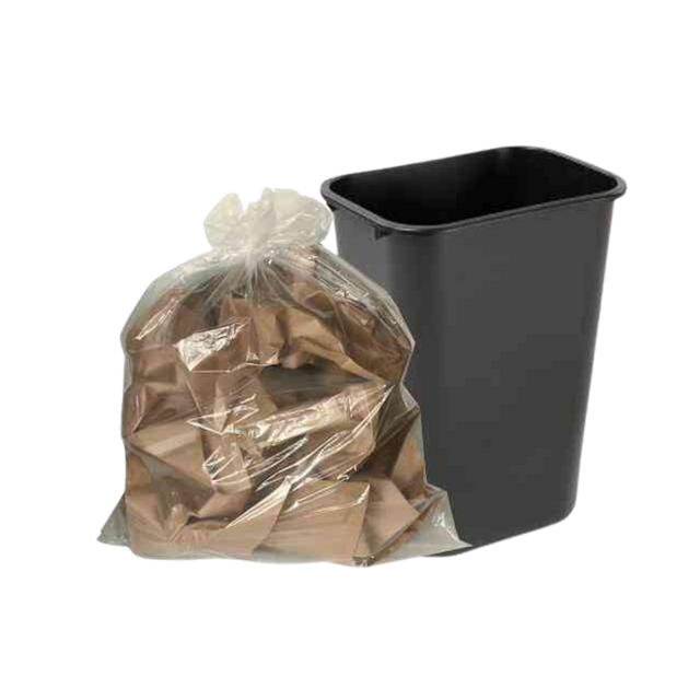 Clear Garbage Bags - CB3038S - 200 pcs, 12x5/S