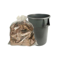Clear Garbage Bags - CB3550S - 200 pcs, 12x4/S