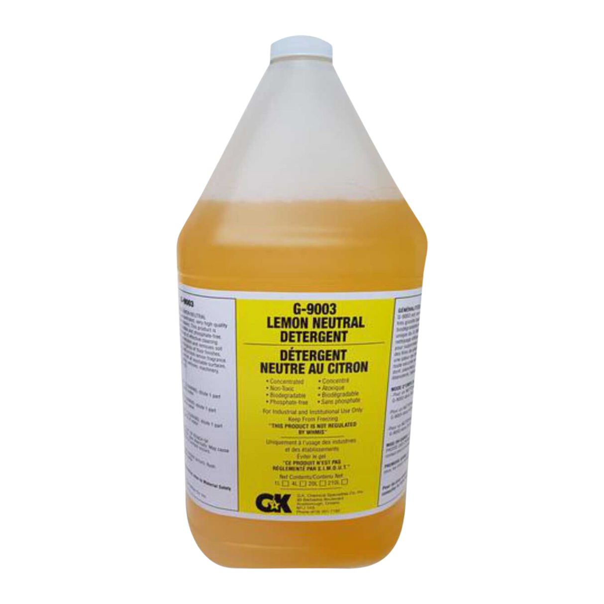 Lemon Neutral Detergent and Degreaser - CH3310 - 4L x 4, 12x3/S