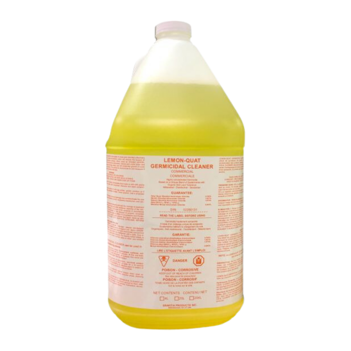 Lemon Quat Germicidal - CH3320 - 4L x 4, 12x3/S