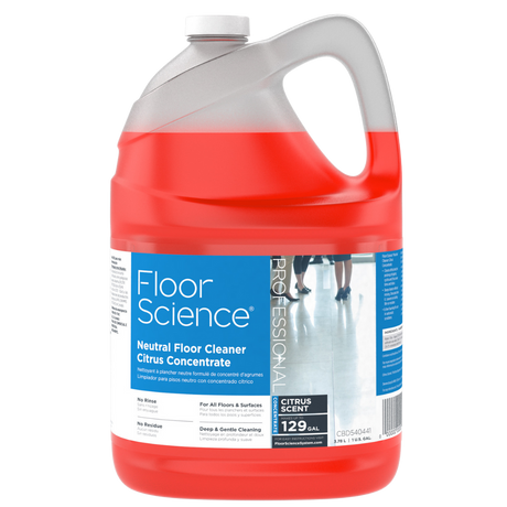***out**Floor Science Neutral - Citrus Concentrate - CH4102 - 3.78L x 4, 12x3/S