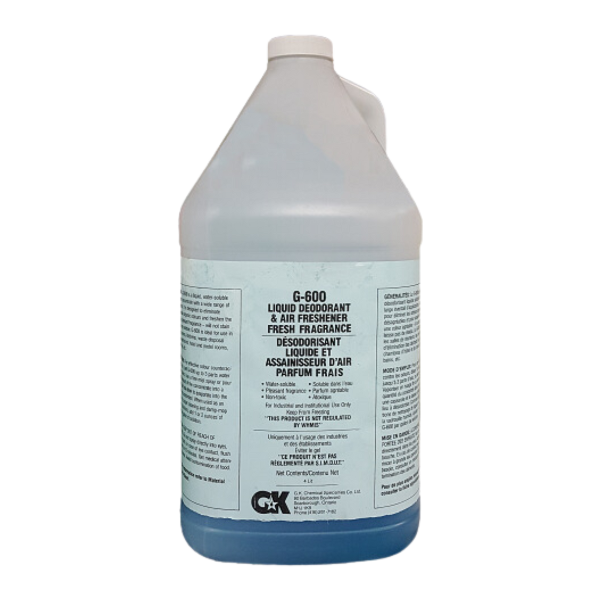 Fresh Scent Liquid Deodorant (G600) 4 x 4L - GK Chemicals