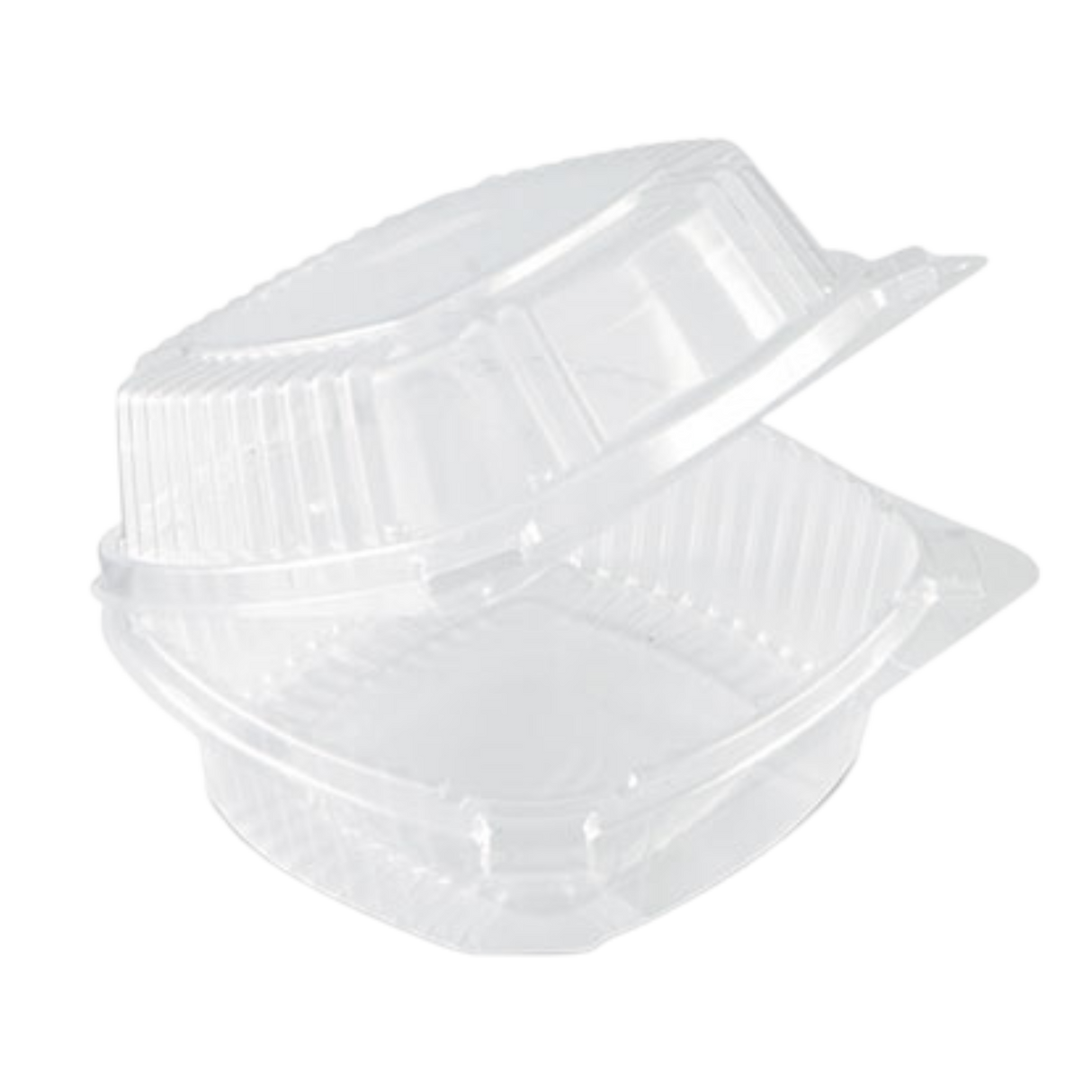 Plastic Clamshell Container (YCI811600000) 6" x 6" - Pactiv