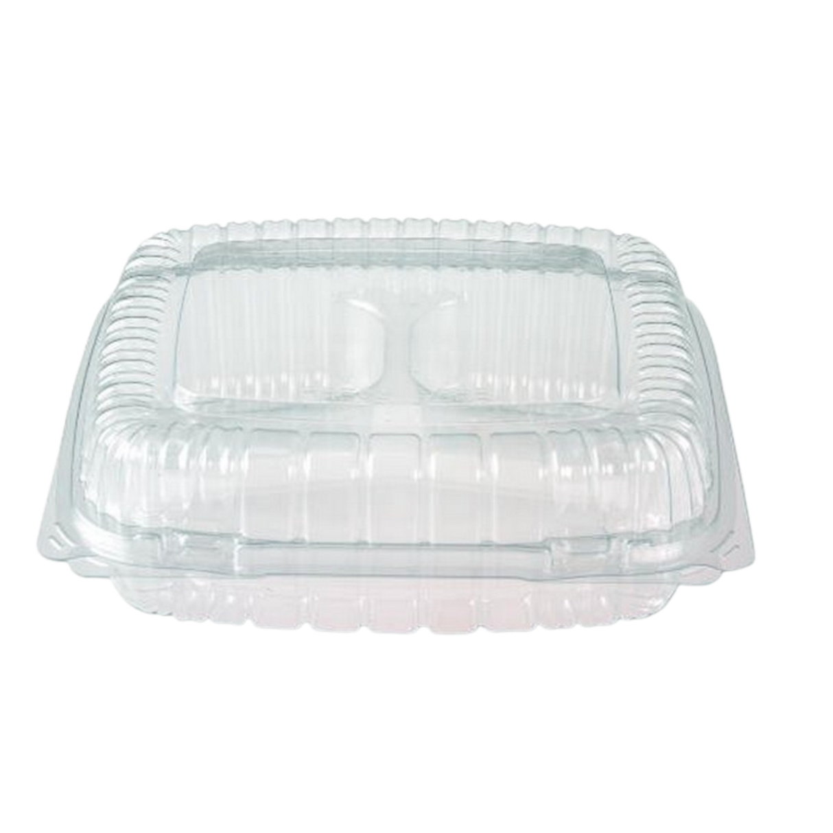 Plastic Clamshell Container (YCI811200000) 8" x 8" x 3" - Pactiv