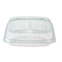 Plastic Clamshell Container (YCI811200000) 8" x 8" x 3" - Pactiv