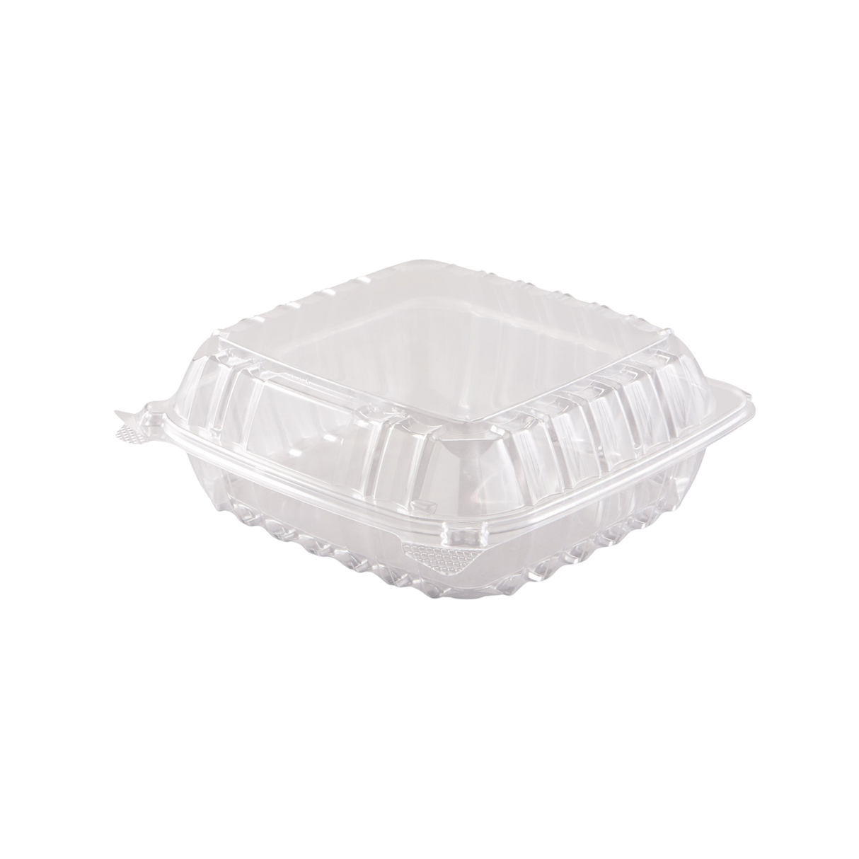 Plastic Clamshell Container (C90PST1) 8" x 8" x 3" - Dart
