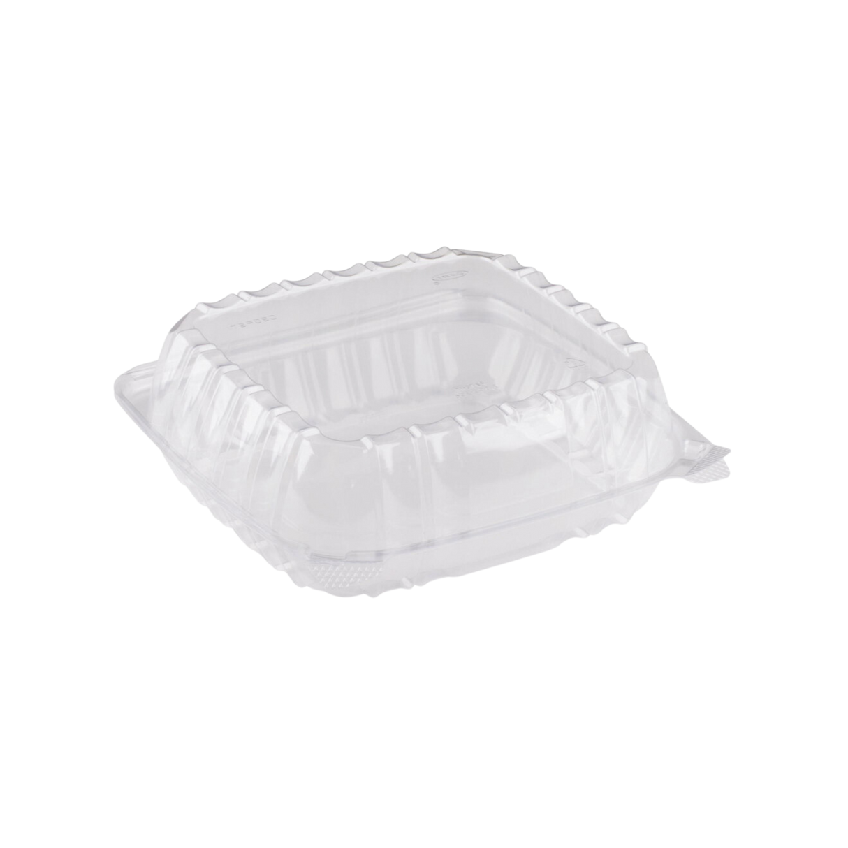 Plastic Clamshell Container (C95PST1) 9" x 9" x 3" - Dart
