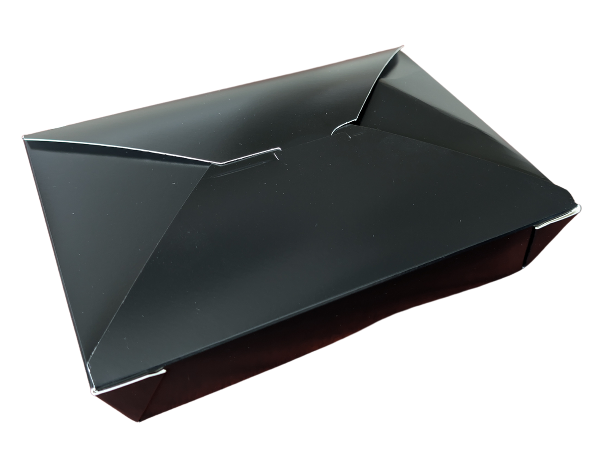 Take-Out Paper Container - Black - COP902BL-MC - 200 PCS/Case