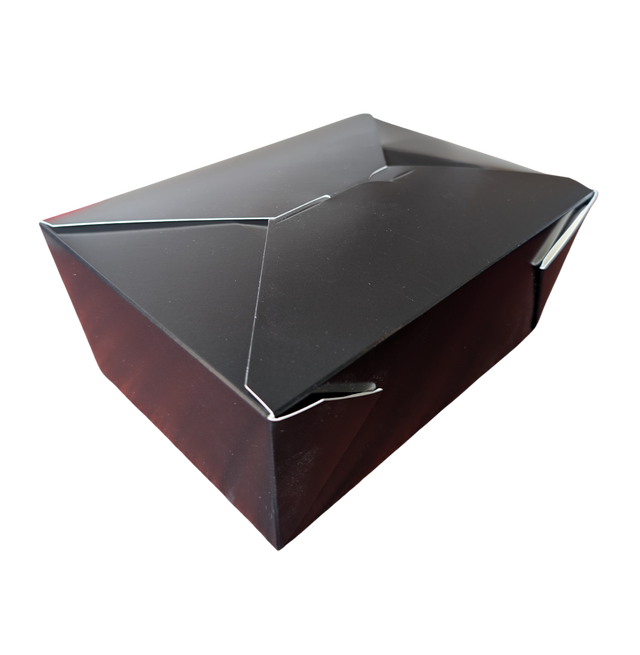 Take-Out Paper Container - Black