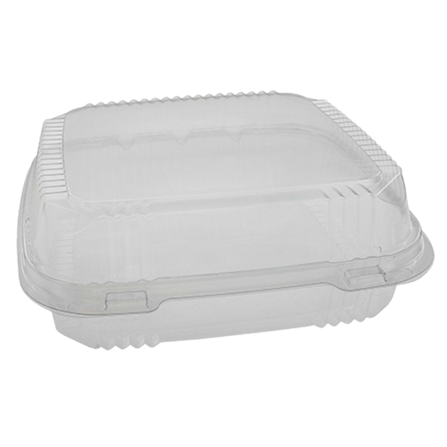 Plastic Clamshell Container* - CS4881-S - 200 pcs, 8x3/S