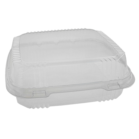 Plastic Clamshell Container* - CS4881-S - 200 pcs, 8x3/S