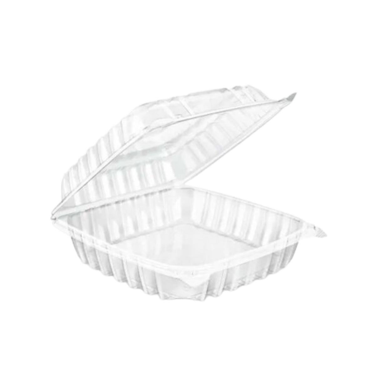 outClamshell Container (CO330-1-D) Plastic, Dome Lids, 9 x 9 x 3 - Dynasty