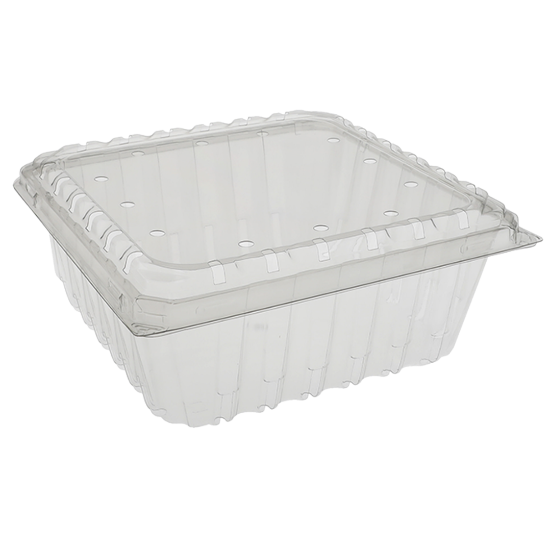 32 oz. Blueberry Hinged Lid Container - CS5732-P - 180pcs
