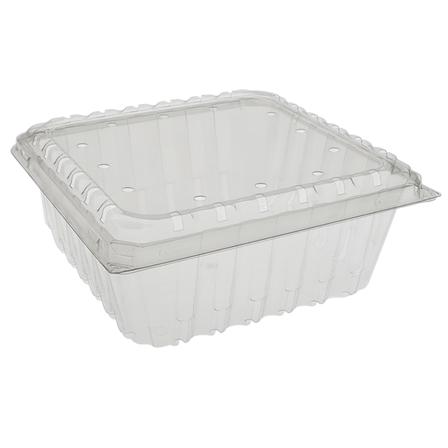 32 oz. Blueberry Hinged Lid Container - CS5732-P - 180pcs