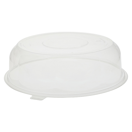 Clear Plastic Rose Dome Lid for 12" PET Catering Tray