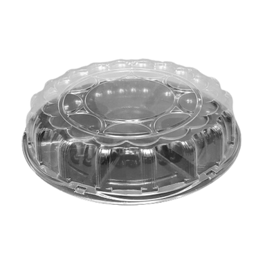 Clear Plastic High Dome Lid for 16" Tray