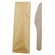 6.5" Individually Wrapped Birch Wood Knifes