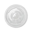 92mm Straw Slotted PET Flat Lids for 12 oz, 92mm PET Cups