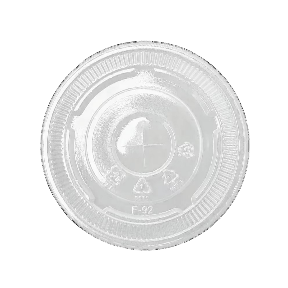 PET Flat Lids - CU512L-92-MC - 1000 pcs