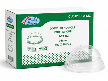 98mm PET Dome Lids Without Hole