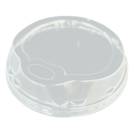 98 mm Strawless PET Dome Lids with Sippy Fit