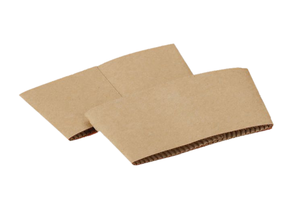 Coffee Sleeve (CU700K-D) For 10-20oz, Plain, Kraft
