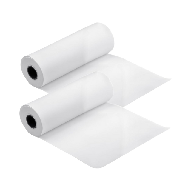 15" x 7" White Paper Roll