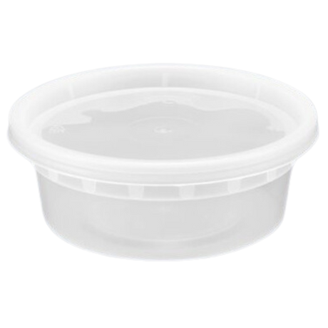 8 oz, 117/98 x 44 mm Round Deli Container