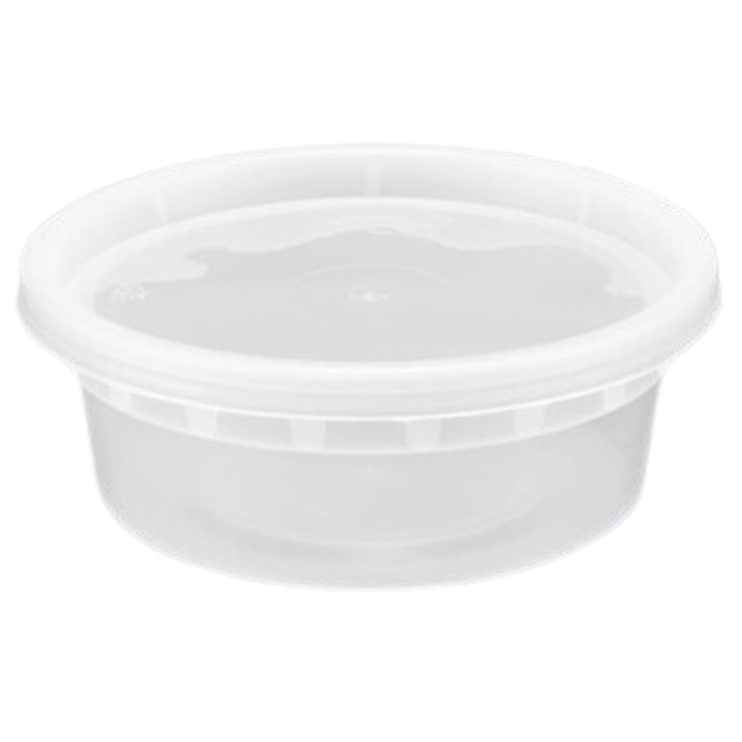 8oz Round Deli Container - DE1108 - 500 pcs