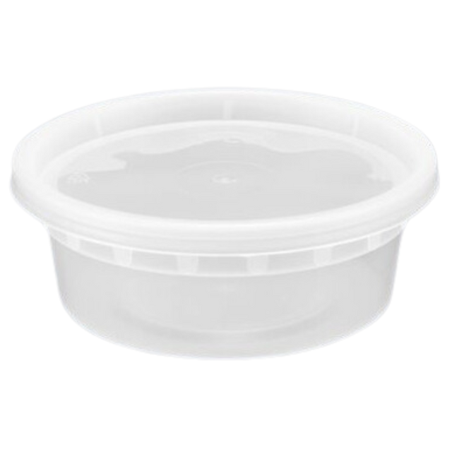 8oz Round Deli Container - DE1108 - 500 pcs