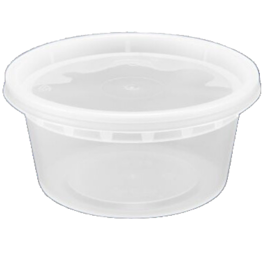 12 oz Round Deli Container (DE112-MC) 12 oz - Mark's Choice
