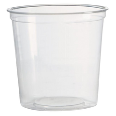 24 oz Round Deli Container (DE124-MC) 24 oz - Mark's Choice