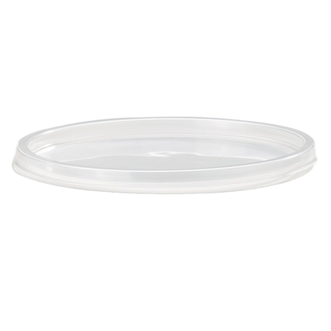 117 x 7.6mm PP Plastic Lids that fit 8,12,16,24 & 32 oz Round Deli Containers