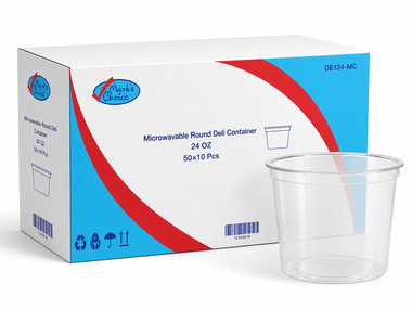 24 oz, 117/82 x 110 mm Round Deli Container