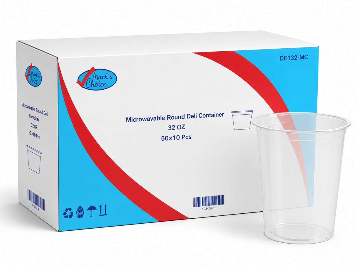 32 oz, 117/87 x 143 mm Round Deli Container