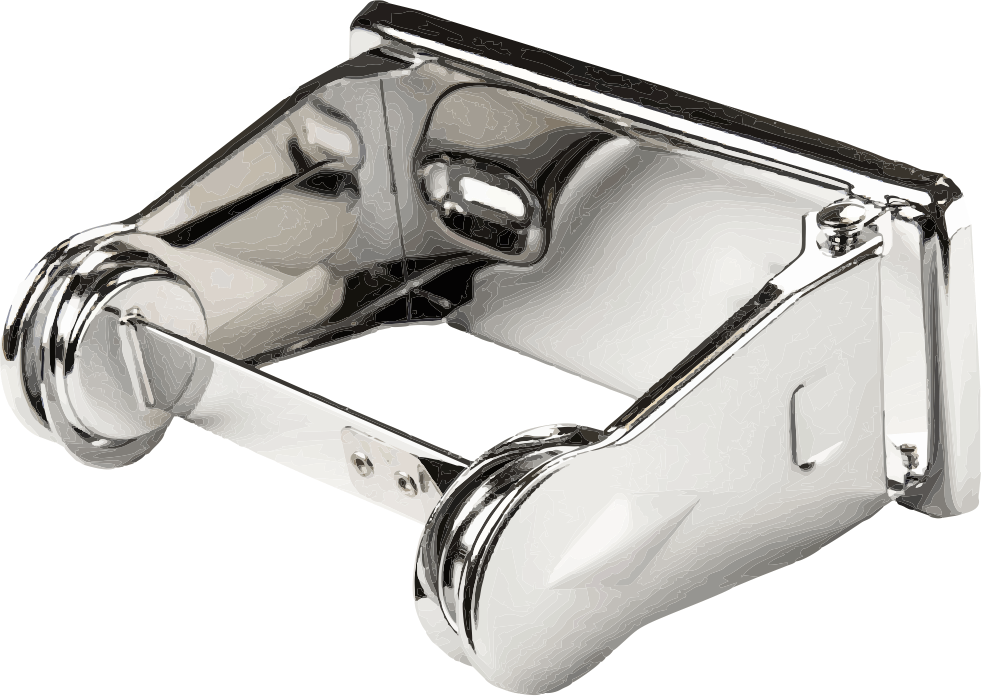 Dispenser For Bathroom Tissue (146) Single Roll, Metal - Frost