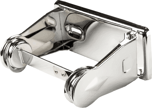 Metalic Single Roll Bathroom Tissue Dispenser