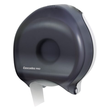 Black Plastic Single Roll JRT Bathroom Tissue Dispenser