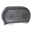 Black Double Roll JRT Bathroom Tissue Dispenser