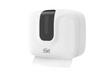 White Plastic Dispenser for Multifold Towels
