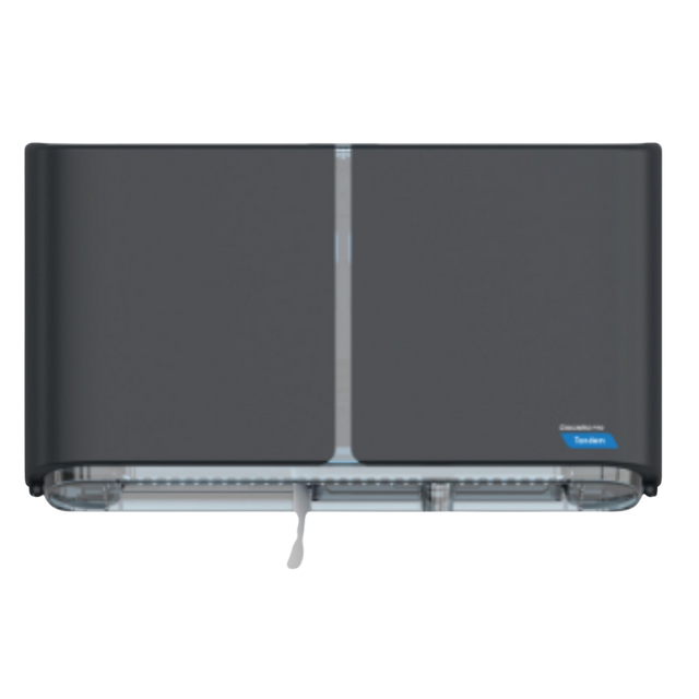 Tandem Jumbo Toilet Paper Dispenser, Double Roll - DI380-C - 1