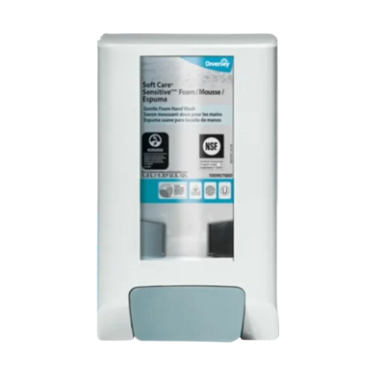 Manual Hand Soap Dispenser (D6205541//D1224701) White, Dispenser for DI58-1(F/G), CH2303 - Diversey