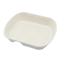 Take-Out Sugarcane/Bagasse Compostable Container (RZ04132) 32 oz,1-comp