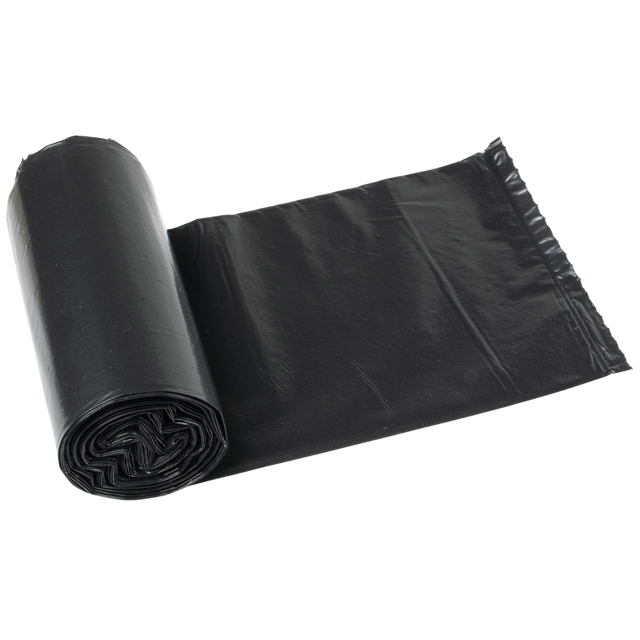 Black-Garbage-Bag,-Roll-(6MIC)-24-x-22,-High-Density