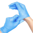 Extra Large Blue Vinyl Gloves