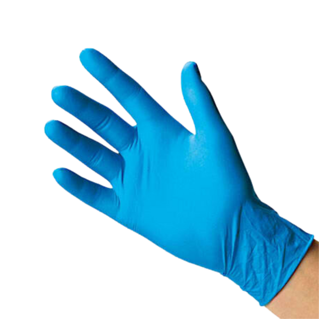 Large Blue Nitrile Gloves