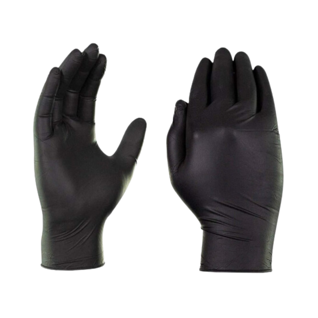 Black Nitrile Gloves - Industrial